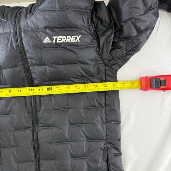 adidas Terrex kansas soccer size large Puffer Down Winter Jacket - Picture 5 of 9